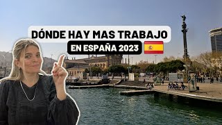 OPORTUNIDADES LABORALES en ESPAÑA para 2023  ¿Dónde se van a necesitar más trabajadores [upl. by Geraud]