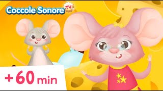 🐭Topolino Topoletto  1h di divertimento per bambini 🎵 Coccole Sonore [upl. by Nnylrats]