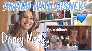 Disney Medley  Voctave ft Kirstin Maldonado amp Jeremy Michael Lewis Reaction Video [upl. by Asp]