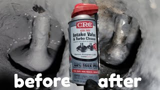 Best intake valve cleaner ISNT SAFE for turbochargers CRC [upl. by Yrekcaz]