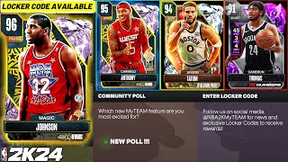 Hurry and Do THIS Before the New Season Free Players Locker Codes and More in NBA 2K24 MyTeam [upl. by Itsur154]