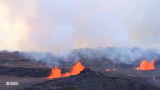 USGS Status Update of Kīlauea Volcano  May 23 2018 [upl. by Eel]