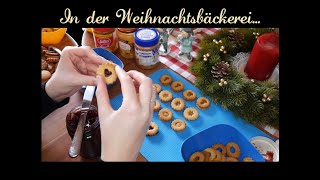 ASMR Sanftes Flüstern 🎄  in der Weihnachtsbäckerei 🍪 Plätzchen backen [upl. by Adlesirg]