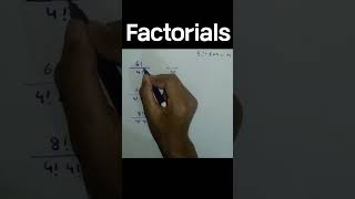 Factorials  Factorials Questions Trick shorts factorials mathstricks [upl. by Acnoib953]