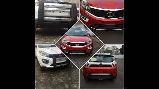 Tata Nexon Modifications  Bumper Guard  Scuff Plate [upl. by Henghold]