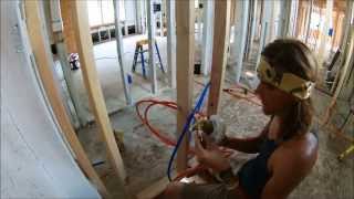 Plumbing a Tub  Shower  Rough In  How to [upl. by Shieh]