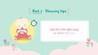 How do you store and thaw breast milk [upl. by Nilram148]