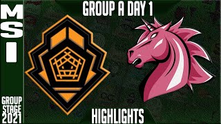 PGG vs UOL Highlights  MSI 2021 Day 1 Group A  PentanetGG vs Unicorns of Love [upl. by Kahlil]