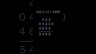 Multiplying 13 by Trachtenberg combined [upl. by Yecrad]