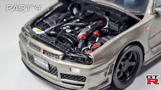 Handmade Nissan Skyline GTR R34  Engine  Part 4 [upl. by Codel]