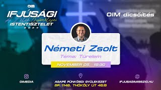 A Lélek gyümölcsei Türelem  Németi Zsolt [upl. by Langelo]