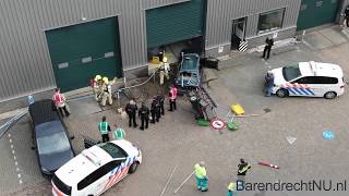 JF HD Drone Brandweerwedstrijd Achterzeedijk Barendrecht VELO terrein [upl. by Ainekahs]