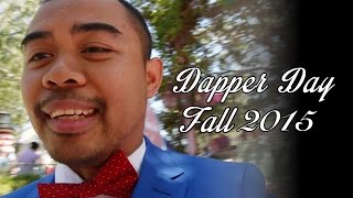 Disney Vlog  Dapper Day Fall 2015 [upl. by Sivrahc]