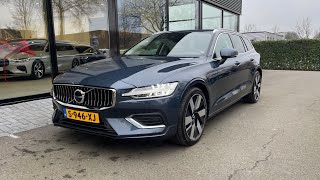 Volvo V60 B3 163pk Plus Bright  Denim Blue Metallic [upl. by Eniksre860]