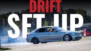 BMW E90 330i Track Drifting [upl. by Furnary]