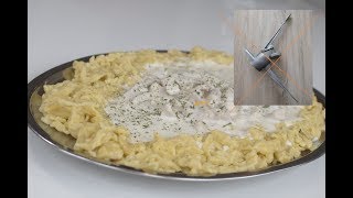 SPÄTZLE REZEPTE SPATZLE RECIPE GERMAN NOODLES  Sashas kitchen [upl. by Barbette928]