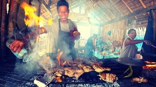 3 Squid BBQ  Philippines Beach Food 🇵🇭 [upl. by Farlie517]