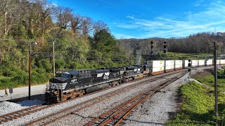 Northbound Norfolk Southern 224 through Oakdale Tn 111824 [upl. by Ober]