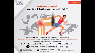 Athlete’s Knee Discover Relief with GAE [upl. by Nazar]