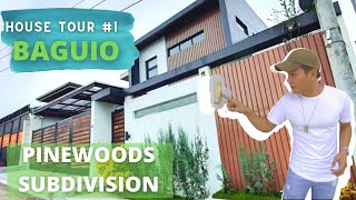 House Tour in Baguio 1 Pinewoods Subdivision Golf and Country Estate Modern Rustic Design [upl. by Norvall970]