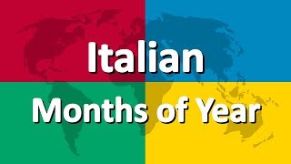 Learn Italian part 2  Months of the Year [upl. by Ahsenrad5]