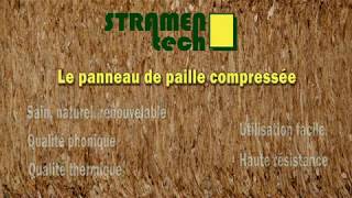 Le Panneau de Paille compressée par STRAMENTECH [upl. by Okram840]