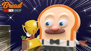 BreadBarbershop3  God of actor MrBread  english animationdessert [upl. by Eirrok312]