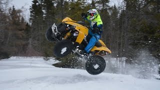 2015 1000 renegade  Full throttle Dual two brothers exhaust  DizeFilms [upl. by Lugar884]