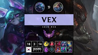 Vex Mid vs Yasuo  KR Master Patch 1412 [upl. by Juanne]