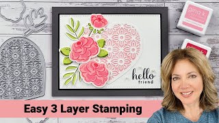 Easy 3 Layer Stamping [upl. by Oliviero]