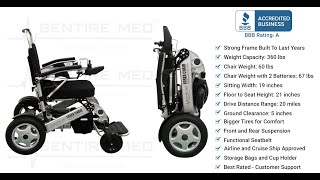 Wheelchair Folding FCX Sentire Med [upl. by Tahpos]