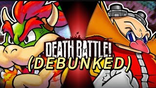 Death battle bowser vs eggman DEBUNKED [upl. by Ailedo205]