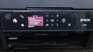 Epson L850 pvc card printer error Problem CD DVD Sensor Problem Tery Problem PW sensor Problem [upl. by Diego457]