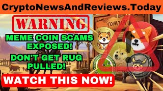 HOW TO SPOT AND AVOID MEME COIN SCAMS PROTECT YOUR CRYPTO INVESTMENTS FROM RUG PULLS IN 2024 [upl. by Ynabe]