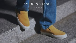 Baudoin amp Langes new slipon trainer  the BEAT [upl. by Bixler489]