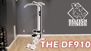 Meet the DF910 Lat Machine by Deltech Fitness [upl. by Horatia]