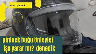 kask için pinlock buğu önleyici işe yarar mı  kullanıcı yorumları raleri [upl. by Claire]