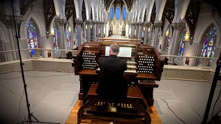 1875 E amp GG Hook and Hastings Organ  Cathedral of the Holy Cross  Boston Massachusetts [upl. by Nairbal]