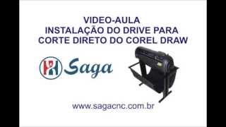 Plotter de recorte  VIDEOAULA INSTALAÇÃO DRIVE P CORTE DIRETO DO COREL [upl. by Ihteerp]