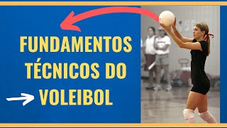 Fundamentos TÉCNICOS do VOLEIBOL Aprenda a Jogar Vôlei [upl. by Goulet]