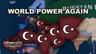 HOI4 Kaiserreich Ottoman Empire Becomes A Superpower Again Timelapse [upl. by Ellahcim]