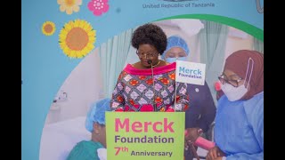 CAR FL HE Madam BRIGITTE TOUADERA Speech  11th Merck Foundation Africa Asia Luminary 2024 [upl. by Adlanor]