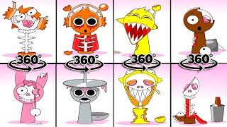 360° VR Sprunki 2 Phase 4  Compilation Incredibox [upl. by Leighland562]