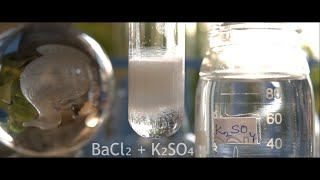 BaCl2K2SO4  Barium chloride  Potassium sulfate [upl. by Evered]