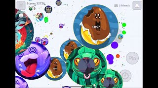 【Agario Mobile】害悪スキンがいる超過密な養分bot鯖潰してきた！ [upl. by Rab377]