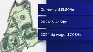 Maine minimum wage to increase in 2024 [upl. by Ketty]