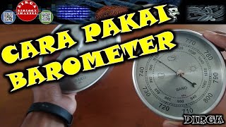 CARA MENGGUNAKAN BAROMETER ANEROID  DIRGA BIOLOGY CHANNEL [upl. by Yellas252]