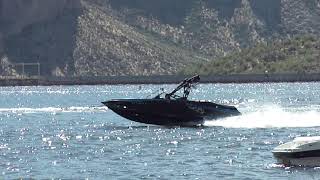 2011 Axis A22 Lake Test Boulder Boats Saguaro Lake [upl. by Forester]