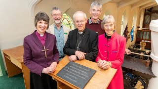 The Archbishop of Canterbury visits Amberley Shop at Holy Trinity Church [upl. by Holly]