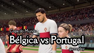 Bélgica vs Portugal copa do Mundo EA SPORTS FC 24 [upl. by Maisey747]